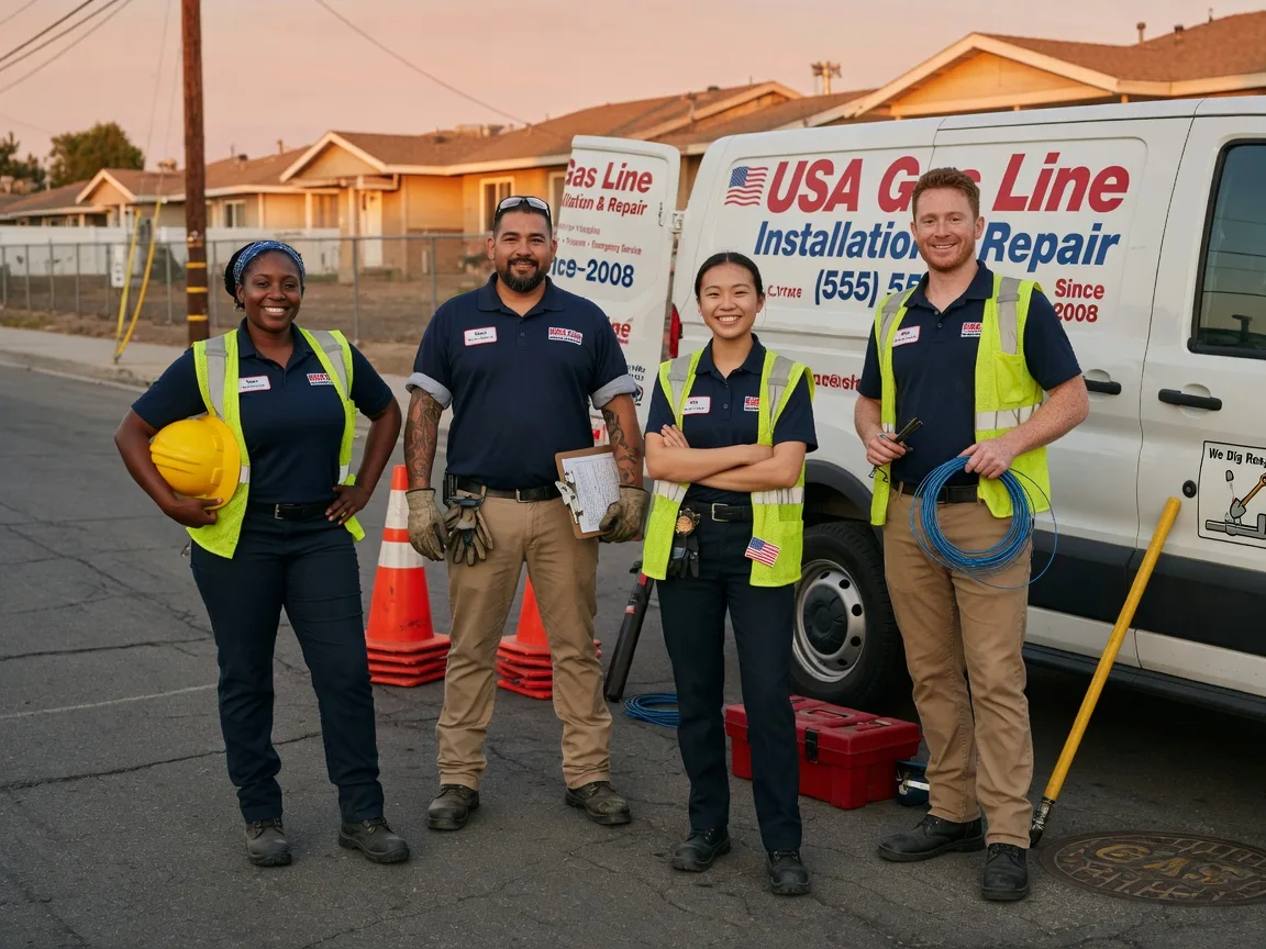 Gas Line Installation company in Bush, LA